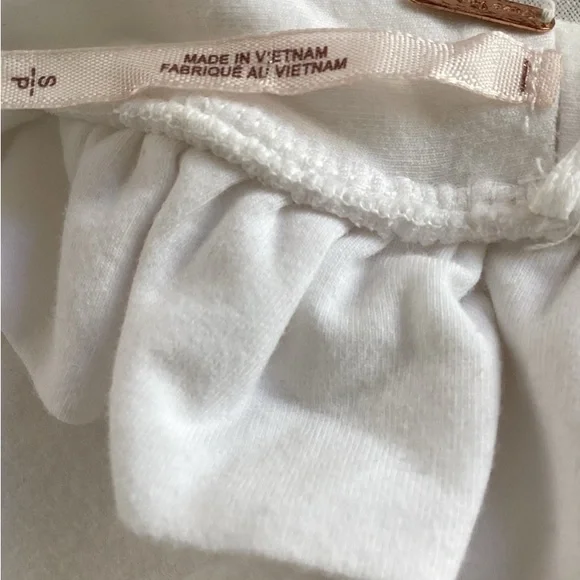 Free People White Long Sleeve Top SZ S - Picture 5 of 5